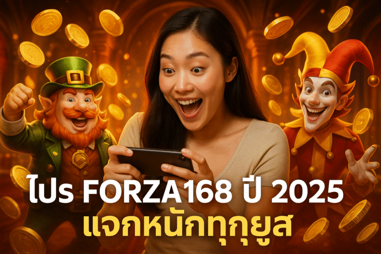 โปร FORZA168 ปี 2025 แจกหนักทุกยูส