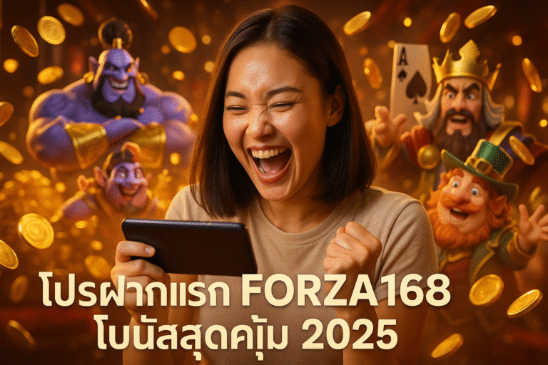 โปรฝากแรก FORZA168 โบนัสสุดคุ้ม 2025